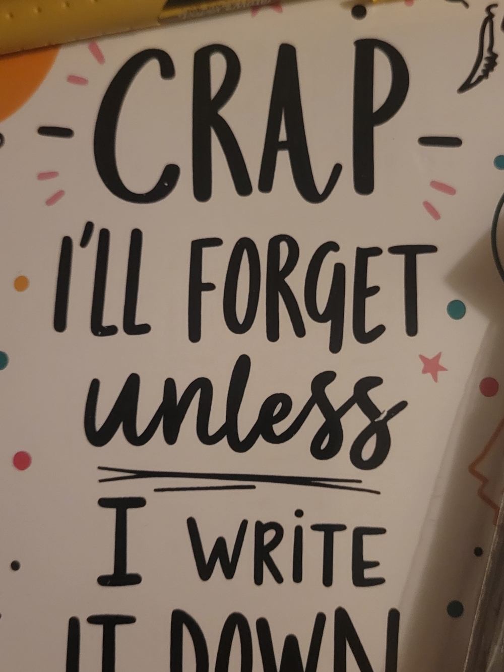 Fun Notebook, Password Book, Magnet, Polys (5) And A Pen! - Picture 2 of 3